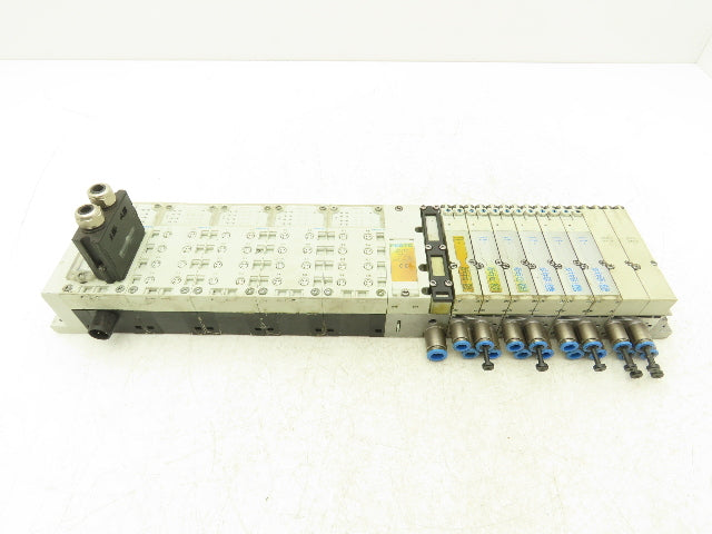 Festo 537956 /MPA2-FB-EMS-4 Air Solenoid Valve Manifold CPX-AB-8-M8-3POL 24VDC