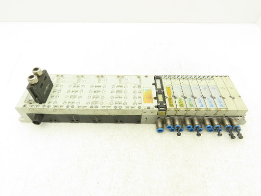 Festo 537956 /MPA2-FB-EMS-4 Air Solenoid Valve Manifold CPX-AB-8-M8-3POL 24VDC