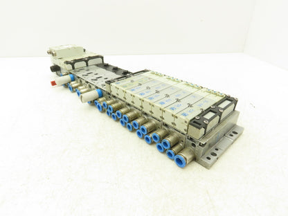 Festo 537957/537961 VMPA2-FB-EMG-4 Air Solenoid Valve Manifold VMPA-FB-EMG-P1