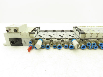 Festo 537957/537961 VMPA2-FB-EMG-4 Air Solenoid Valve Manifold VMPA-FB-EMG-P1