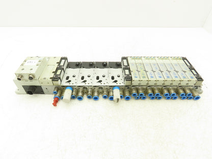 Festo 537957/537961 VMPA2-FB-EMG-4 Air Solenoid Valve Manifold VMPA-FB-EMG-P1