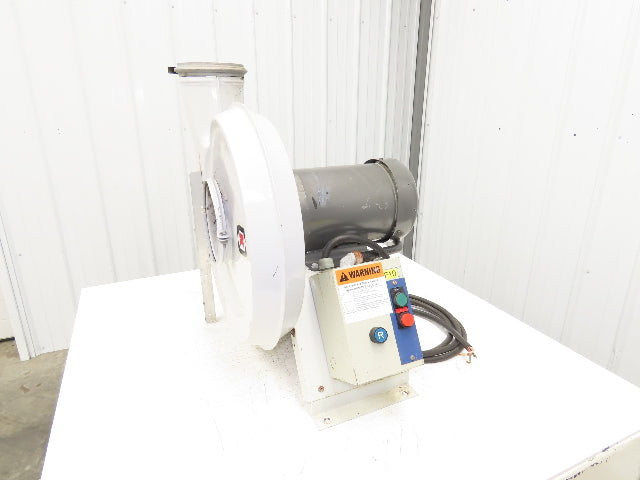 Kongskilde TRL-40 High Pressure Grain Blower 5Hp Backward Incline 7x6" Conveying