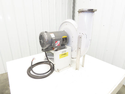 Kongskilde TRL-40 High Pressure Grain Blower 5Hp Backward Incline 7x6" Conveying