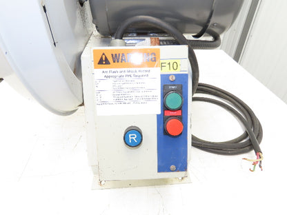 Kongskilde TRL-40 High Pressure Grain Blower 5Hp Backward Incline 7x6" Conveying