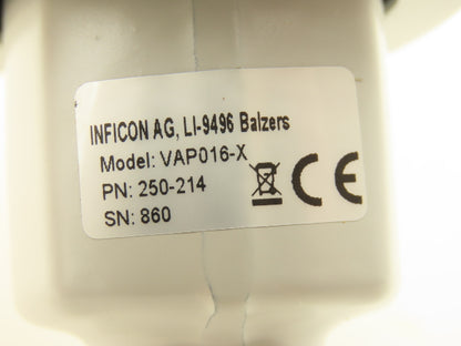 Inficon VAP016-X Pneumatically Actuated Bellows Sealed W Position Indicator