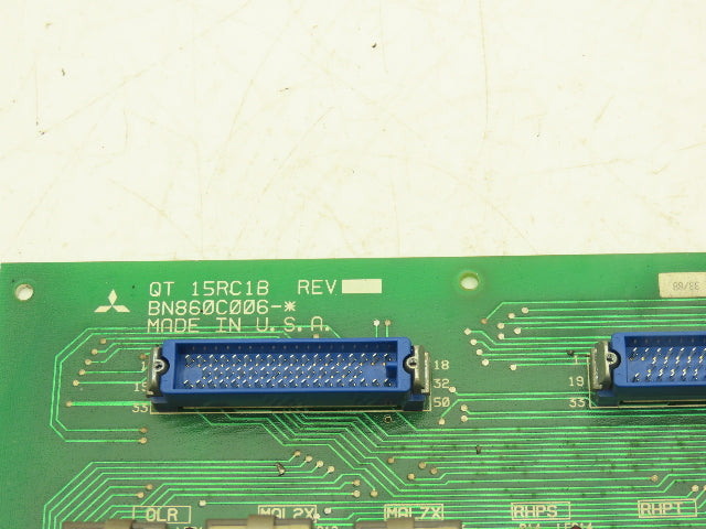 Mitsubishi Mazak QT 15RC1B PCB Printed Circuit Control Relay Board BN860C006-*
