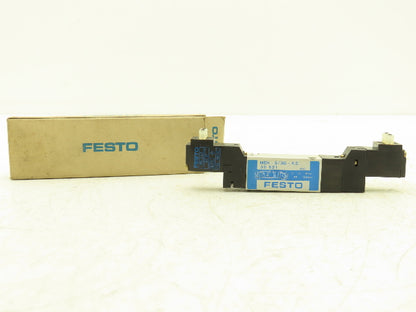 Festo MEH-5/3G-4.0 Solenoid/Pneumatic Valve 24VDC 120 PSI