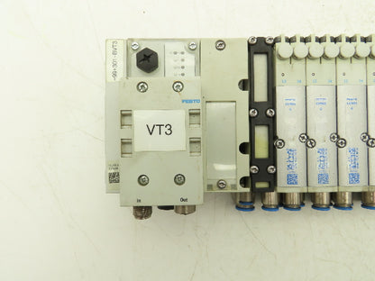 Festo 537955/537957 Air Solenoid Valve Manifold 16-Station 24VDC VMPA2-FB-EMG-4