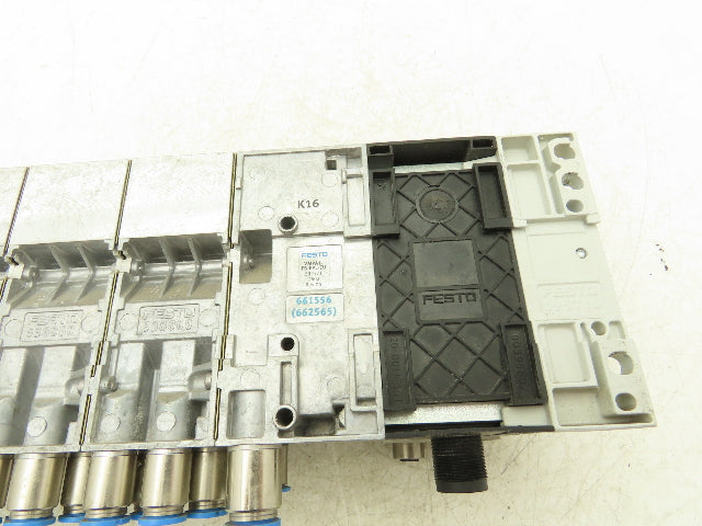 Festo 537955/537957 Air Solenoid Valve Manifold 16-Station 24VDC VMPA2-FB-EMG-4