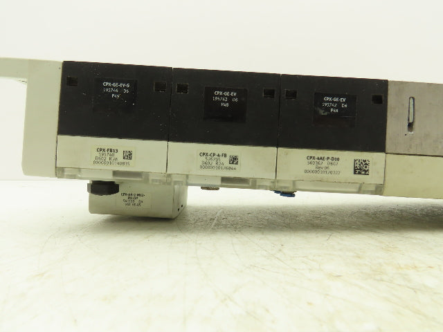 Festo VMPA1-FB-EMG-8 533345 Air Solenoid 16-Valve Manifold 24V w/CPX Modules