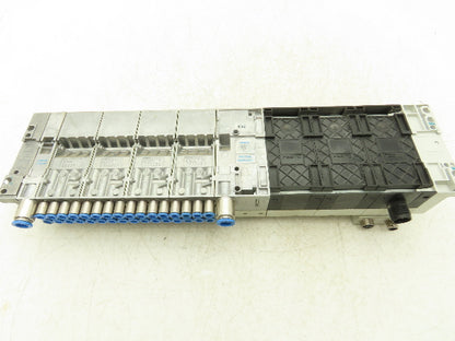 Festo VMPA1-FB-EMG-8 533345 Air Solenoid 16-Valve Manifold 24V w/CPX Modules