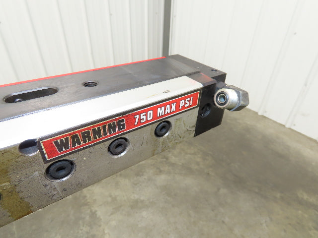Wilson Tool Express Rail 8 ft Press Brake Clamp Hydraulic 20mm Safety Tang
