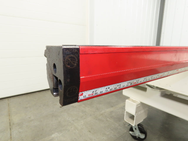 Wilson Tool Express Rail 8 ft Press Brake Clamp Hydraulic 20mm Safety Tang