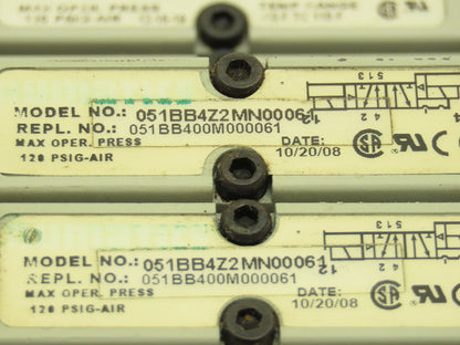 Numatics 239-1180 Pneumatic Solenoid Valve 16-Station Manifold 120psi 120V Coil