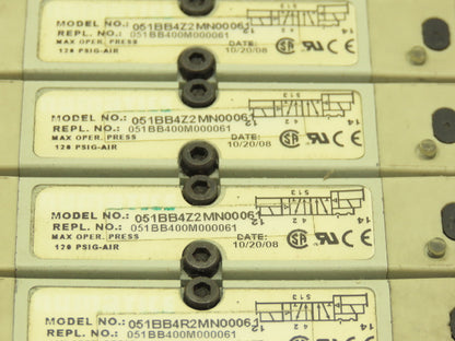 Numatics 239-1180 Pneumatic Solenoid Valve 16-Station Manifold 120psi 120V Coil