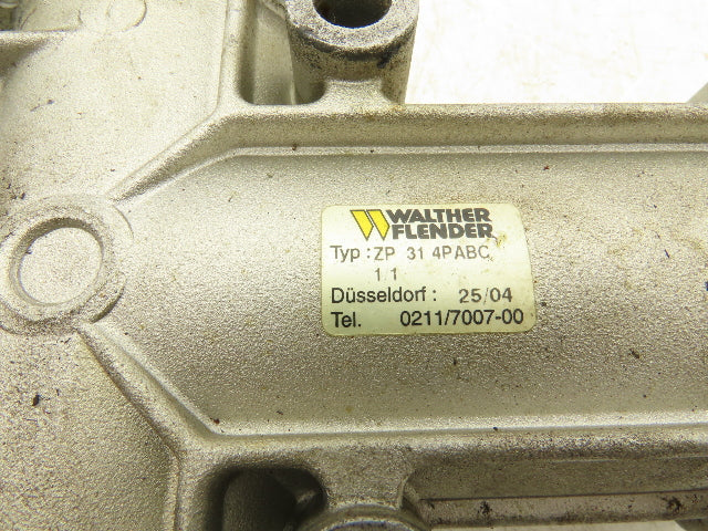 Walter Flender ZP 31 4PABC Right Angle Gearbox Drive 1:1 Ratio 19mm 3/4" Shaft