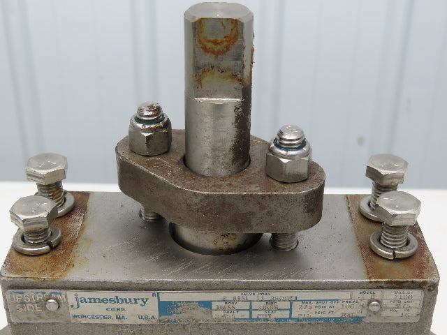 Jamesbury 8 815L 11 3600TT 316SS 8" Stainless Lug Butterfly Valve Wafer-Sphere