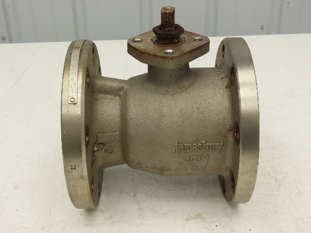 Jamesbury 4" 5150 31 3600TT Flanged Ball Valve 316SS 275PSI Class 150 Stainless