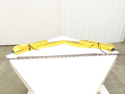 Akon Lift Table Bellows 72x42x42" Bolt On Bars Black Yellow Fire Retardant Vinyl