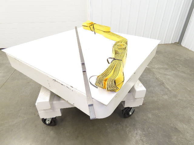 Akon Lift Table Bellows 72x42x42" Bolt On Bars Black Yellow Fire Retardant Vinyl