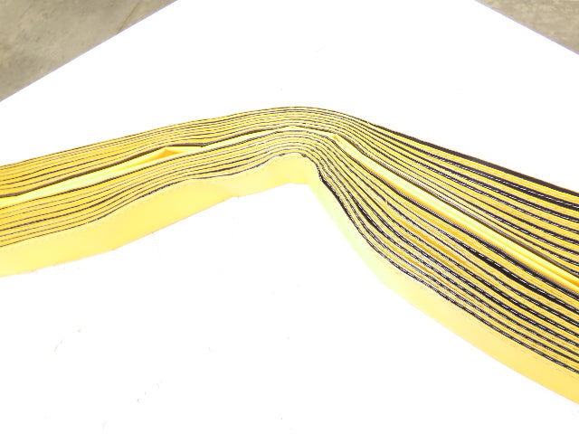 Akon Lift Table Bellows 72x42x42" Bolt On Bars Black Yellow Fire Retardant Vinyl