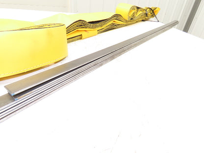 Akon Lift Table Bellows 72x54x42" Bolt On Bars Black Yellow Fire Retardant Vinyl