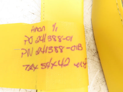 Akon Lift Table Bellows 72x54x42" Bolt On Bars Black Yellow Fire Retardant Vinyl