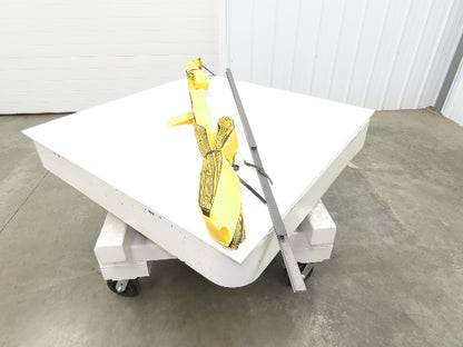 Akon Lift Table Bellows 72x54x42" Bolt On Bars Black Yellow Fire Retardant Vinyl