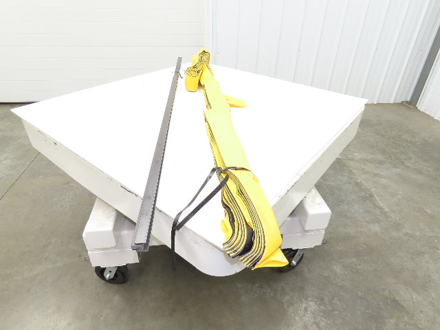 Akon Lift Table Bellows 72x54x42" Bolt On Bars Black Yellow Fire Retardant Vinyl