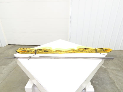 Akon Lift Table Bellows 72x54x42" Bolt On Bars Black Yellow Fire Retardant Vinyl