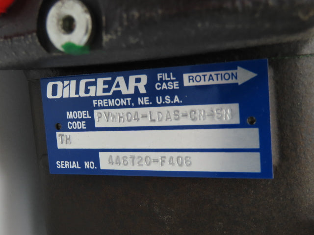 Oilgear PVWH04-LSAS-CNSN Double Hydraulic Piston Pump PVWH04-LDAS-CNSN