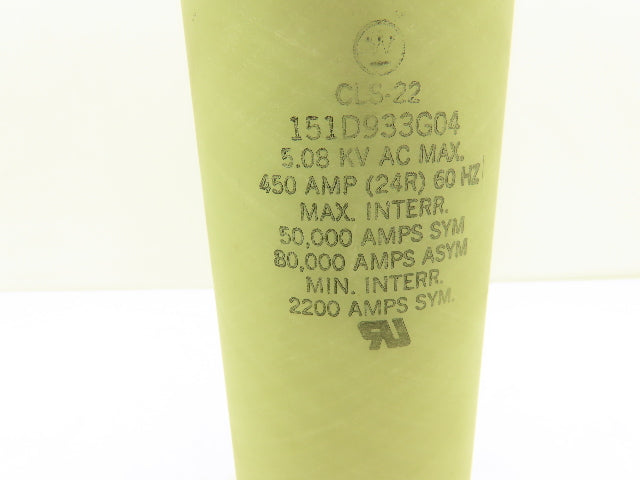 Westinghouse Fuse Type CLS-22 450 Amp 5.08kV Max