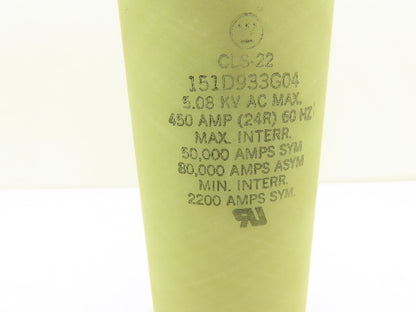 Westinghouse Fuse Type CLS-22 450 Amp 5.08kV Max