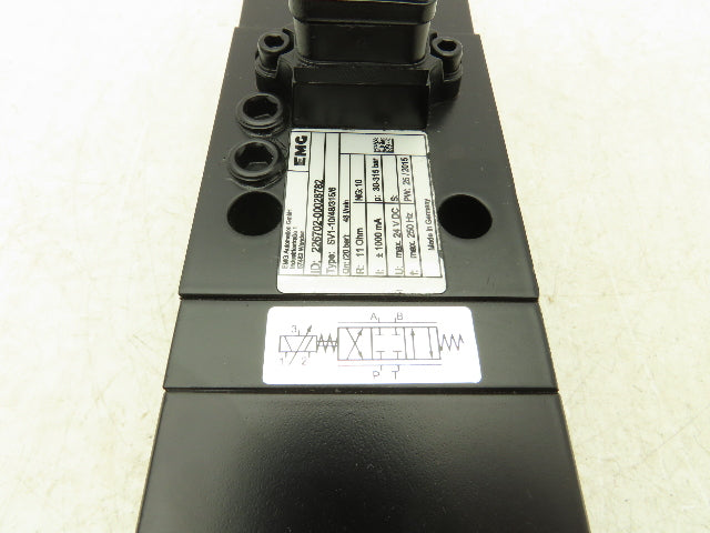 EMG SV1-10/48/315/6 Proportional Directional Servo Valve 48L/min 24VDC