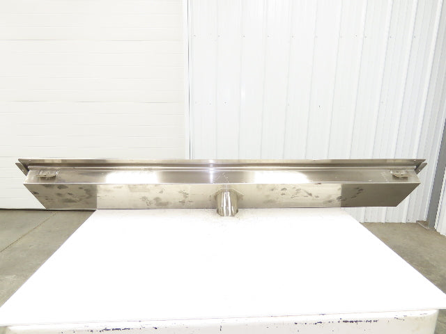 Regency 600FT1272SS 12" x 72" 14-Gauge Stainless Steel Floor Trough NSF