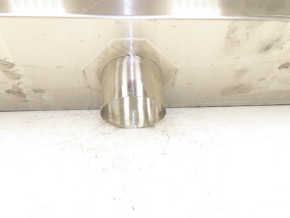 Regency 600FT1272SS 12" x 72" 14-Gauge Stainless Steel Floor Trough NSF