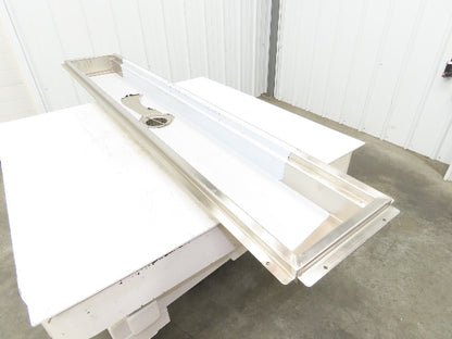 Regency 600FT1272SS 12" x 72" 14-Gauge Stainless Steel Floor Trough NSF