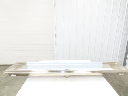 Regency 600FT1272SS 12" x 72" 14-Gauge Stainless Steel Floor Trough NSF