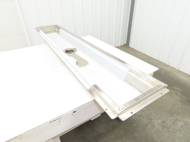 Regency 600FT1272SS 12" x 72" 14-Gauge Stainless Steel Floor Trough NSF