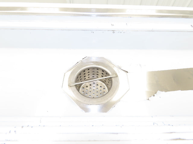 Regency 600FT1272SS 12" x 72" 14-Gauge Stainless Steel Floor Trough NSF