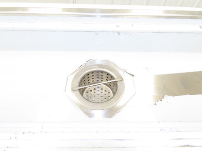 Regency 600FT1272SS 12" x 72" 14-Gauge Stainless Steel Floor Trough NSF