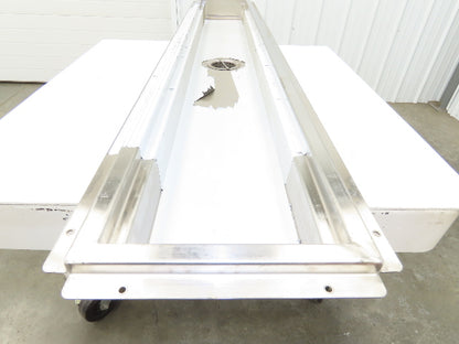 Regency 600FT1272SS 12" x 72" 14-Gauge Stainless Steel Floor Trough NSF