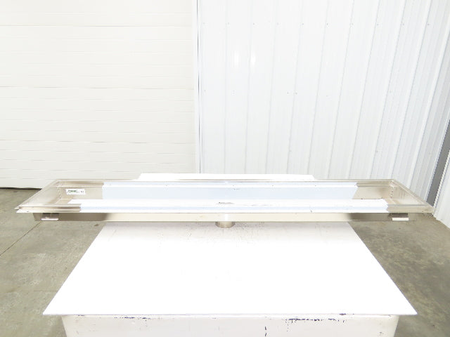 Regency 600FT1272SS 12" x 72" 14-Gauge Stainless Steel Floor Trough NSF