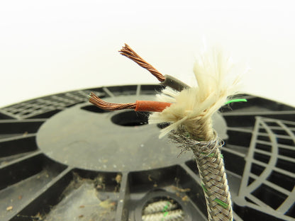 Wire Spool Stainless steel Braided Two Conductor High Temperature 300' Cable