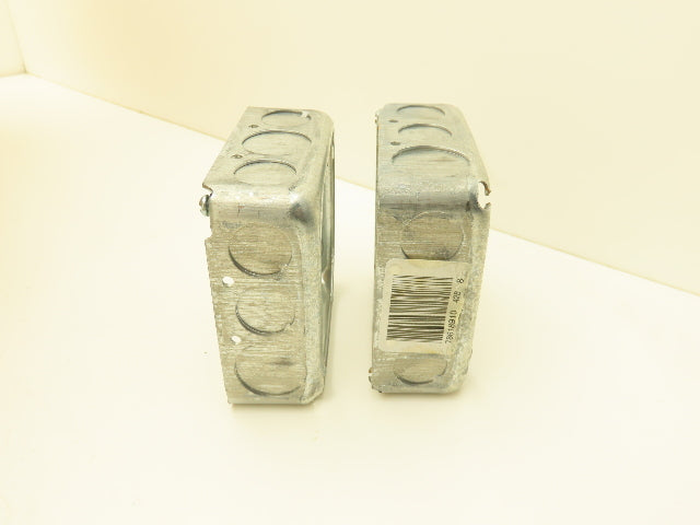 Crouse-Hinds TP428 4" Square Box Extension Ring 1-1/2" Deep w/Knockout Lot of 50