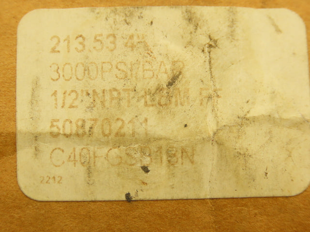 DMIC 1/2"NPT LBM FF 3000PSI Glycerin Filled 4" Stainless Steel Face 1/2" NPT