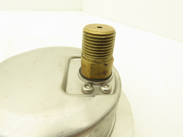 DMIC 1/2"NPT LBM FF 3000PSI Glycerin Filled 4" Stainless Steel Face 1/2" NPT