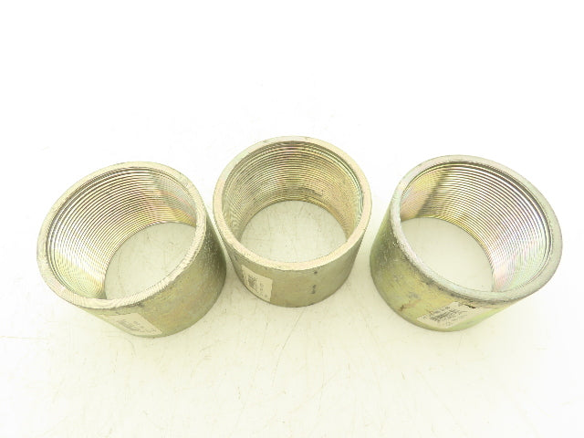 Wheatland 3-1/2" Rigid Galvanized Conduit Coupling Lot of 3