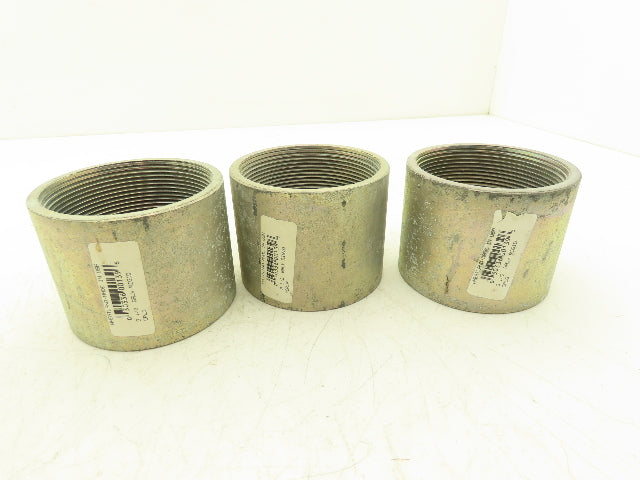 Wheatland 3-1/2" Rigid Galvanized Conduit Coupling Lot of 3
