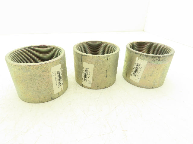 Wheatland 3-1/2" Rigid Galvanized Conduit Coupling Lot of 3